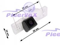 Pleervox PLV-CAM-CHY01 Цветная камера заднего вида для автомобилей Chevrolet Aveo, Cruze, Captiva, Epica, Lacceti. Изображение 1