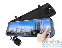 CARMEDIA MM-200DUAL-FHD Зеркало-видеорегистратор с двумя камерами 10 дюймов IPS