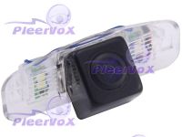 Pleervox PLV-IPAS-HON01 Цветная штатная камера заднего вида для автомобилей Honda Accord VIII 2008-2011, планка хром (если такая стояла) ночной съемки (линза - стекло) с динамической разметкой
