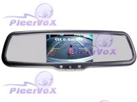 Pleervox PLV-MIR-43STC Зеркало заднего вида с LCD 4.3" монитором со штатным крепежом. Изображение 1