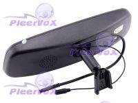 Pleervox PLV-MIR-50STCBL Зеркало заднего вида с LCD 5" монитором со штатным крепежом и громкой связью. Изображение 2