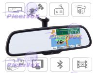 Pleervox PLV-MIR-NAV01 Зеркало заднего вида со встроенной навигацией 5" LCD и регистратором