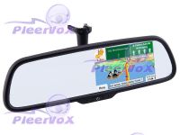 Pleervox PLV-MIR-NAV01 Зеркало заднего вида со встроенной навигацией 5" LCD и регистратором. Изображение 1