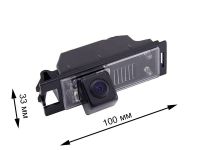 Pleervox PLV-IPAS-HYN03 Цветная штатная камера заднего вида для автомобилей Hyundai IX 35 ночной съемки (линза - стекло) с динамической разметкой. Изображение 1