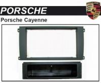 Переходная рамка со штатной магнитолы на 1/2 DIN для Porsche Cayenne.
