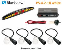 Blackview PS-4.2-18 WHITE - парковочная система для заднего бампера