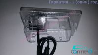 CarMedia CM-7567S-PRO CCD-sensor Night Vision (ночная съёмка) с линиями разметки (Линза-Стекло) Цветная штатная камера заднего вида для автомобилей Hyundai Solaris 2017+ вместо плафона подсветки номера. Изображение 1