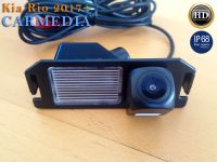 CarMedia CM-7249K CCD-sensor Night Vision (ночная съёмка) с линиями разметки (Линза-Стекло широкоугольная) Цветная штатная камера заднего вида для автомобилей Kia Rio (с 2017 г.в. по настоящее время) вместо плафона подсветки номера