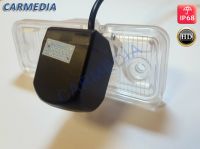 CarMedia CMA-7546K CCD-sensor Night Vision (ночная съёмка) с линиями разметки (Линза-Стекло широкоугольная) Цветная штатная камера заднего вида для автомобилей HYUNDAI SANTA FE (12-...), CRETA (2016-...) вместо плафона подсветки номера. Изображение 2