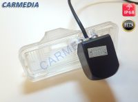 CarMedia CMA-7546K CCD-sensor Night Vision (ночная съёмка) с линиями разметки (Линза-Стекло широкоугольная) Цветная штатная камера заднего вида для автомобилей HYUNDAI SANTA FE (12-...), CRETA (2016-...) вместо плафона подсветки номера. Изображение 3