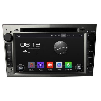 Штатная автомобильная навигационная мультимедийная система Roximo CarDroid RD-2801 на базе ОС Android 4.4.4 для автомобилей Opel Astra, Vectra, Corsa 2004-2011