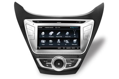 Штатное головное устройство MyDean 7122 для автомобиля Hyundai Elantra (2011+)+ Карты навигации Navitel Пробки (Лицензия)