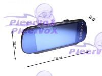 Pleervox PLV-MIR-7(a) Зеркало заднего вида со встроенным LCD 7" монитором. Изображение 1