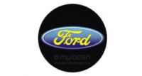 Светодиодная подсветка в двери MyDean CLL-021 с логотипом Ford (желтый)