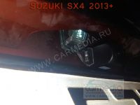 CarMedia CMA-7269K CCD-sensor Night Vision (ночная съёмка) с линиями разметки (Линза-Стекло широкоугольная) Цветная штатная камера заднего вида для автомобилей Suzuki CX4 2013+ (Хэтчбэк) вместо плафона подсветки номера. Изображение 1
