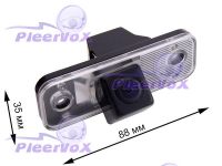 Pleervox PLV-AVG-HYN01 Цветная штатная камера заднего вида для автомобилей Hyundai Santa Fe -11 ночной съемки (линза - стекло). Изображение 1