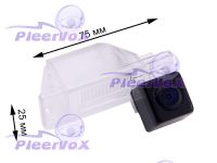 Pleervox PLV-AVG-NISQ Цветная штатная камера заднего вида для автомобилей Nissan Qashqai, Patrol 10-, X-trail, Juke, Note ночной съемки (линза - стекло). Изображение 1