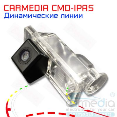 Mercedes Benz Viano (W639), Vito, Sprinter Цветная штатная камера заднего вида с динамическими линиями (ночная съемка, линза-стекло) CARMEDIA CMD-IPAS-MB04