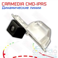  Chevrolet Aveo (с 2012 г.в.), Trail Blaser, Cruze hatch Цветная штатная камера заднего вида с динамическими линиями (ночная съемка, линза-стекло) CARMEDIA CMD-IPAS-OPL03