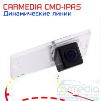 KIA Forte, Cerato (2009-2012 г.в.), Venga (2010-) Цветная штатная камера заднего вида с динамическими линиями (ночная съемка, линза-стекло) CARMEDIA CMD-IPAS-KI02