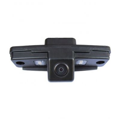 Камера заднего вида MyDean VCM-305C для установки в SUBARU Forester, Impreza, Outback, Legacy (стекло) с линиями разметки
