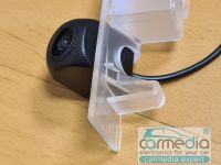 CarMedia CM-7244K CCD-sensor Night Vision (ночная съёмка) с линиями разметки (Линза-Стекло) Цветная штатная камера заднего вида для автомобилей Kia Sportage 4 (с 2016г.в. по 2020г.в.) вместо плафона подсветки номера. Изображение 2