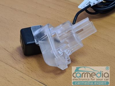 Камера заднего вида CarMedia CMD-AVG-MZ6-14K CCD-sensor Night Vision (ночная съёмка) для автомобилей Mazda 6 седан (c 2013г.в. по 2019г.в.) под оригинальную лампу в планку над номером, купить CarMedia CMD-AVG-MZ6-14K CCD-sensor Night Vision (ночная съёмка