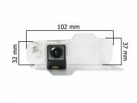 AVIS CCD штатная камера заднего вида с динамической разметкой AVS326CPR (#036) для автомобилей Kia Rio II, III (Sedan) 2005 - 2017. Изображение 1