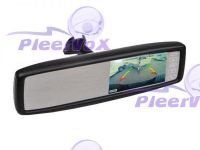 Pleervox PLV-MIR-43STBL Зеркало заднего вида с LCD 4.3" монитором со штатным крепежём и громкой связью