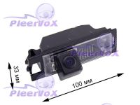Pleervox PLV-AVG-HYN03 Цветная штатная камера заднего вида для автомобилей Hyundai IX 35 ночной съемки (линза - стекло). Изображение 1