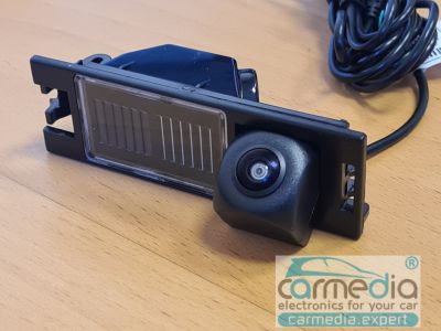 Камера заднего вида CARMEDIA ZF-HYN03 AHD-CVBS-sensor Night Vision (ночная съёмка) для автомобилей Hyundai IX35 (до 2016 г.в.) в планку над номером, купить CARMEDIA ZF-HYN03 AHD-CVBS-sensor Night Vision (ночная съёмка), доставка CARMEDIA ZF-HYN03 AHD-CVBS