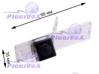 Pleervox PLV-AVG-MIT01B Цветная штатная камера заднего вида для автомобилей Mitsubishi Pajero III, IV ночной съемки (линза - стекло). Изображение 1