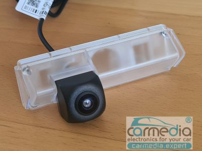 Камера заднего вида CARMEDIA ZF-7114H AHD-CVBS-sensor Night Vision (ночная съёмка) для автомобилей Mitsubishi Pajero Sport (c 2013г.в. по настоящее время) в планку над номером, купить CARMEDIA ZF-7114H AHD-CVBS-sensor Night Vision (ночная съёмка), доставк