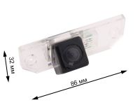 Pleervox PLV-IPAS-F02 Цветная штатная камера заднего вида для автомобилей Ford Focus II ( Седан), C-Max ночной съемки (линза - стекло) с динамической разметкой. Изображение 1