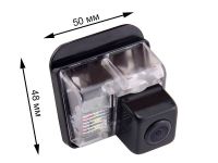Pleervox PLV-IPAS-MZCX Цветная штатная камера заднего вида для автомобилей Mazda CX5, CX7, CX9, 6 02-07 ночной съемки (линза - стекло) с динамической разметкой. Изображение 1