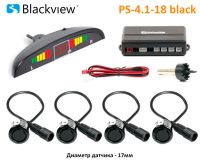 Blackview PS-4.1-18 BLACK - парковочная система для заднего бампера