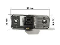 CMOS ИК штатная камера заднего вида AVIS Electronics AVS315CPR (#028) для HYUNDAI SANTA FE II (2006-2012). Изображение 1