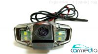 CarMedia CM-7518S-PRO CCD-sensor Night Vision (ночная съёмка) с линиями разметки (Линза-Стекло) Цветная штатная камера заднего вида для автомобилей Honda Civic 07+ sedan (4D), Accord VII в плафон подсветки номера