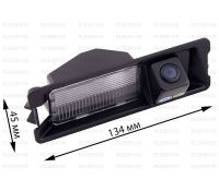 Pleervox PLV-IPAS-REN01 Цветная штатная камера заднего вида для автомобилей Renault Clio 1998 - 2005, Logan 2009 - 2015, Sandero 2009 - 2014, Symbol 1999 - 2008 ночной съемки (линза - стекло) с динамической разметкой. Изображение 1