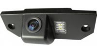 Камера заднего вида MyDean VCM-341C для установки в Ford Focus 05+ (sedan), C-Max (стекло) с линиями разметки