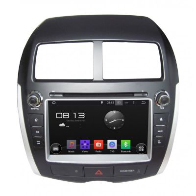 Штатная автомобильная навигационная мультимедийная система Roximo CarDroid RD-2604 на базе ОС Android 4.4.4 для автомобилей Mitsubishi ASX