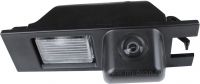 Камера заднего вида MyDean VCM-420C для установки в Renault Scenic (стекло) с линиями разметки