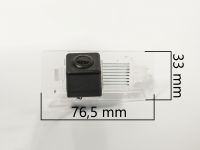 AVIS CCD штатная камера заднего вида с динамической разметкой AVS326CPR (#134) для автомобилей AUDI/ SEAT/ SKODA/ VOLKSWAGEN  . Изображение 1