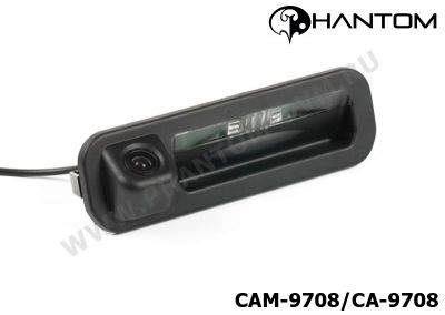 PHANTOM CAM-9708 Цветная штатная камера заднего вида для автомобилей Ford Focus III 2012+ (в ручку открывания багажника)