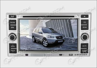Штатное головное мультимедийное устройство Hyundai SantaFe New Phantom DVM-1317G HDi  800x480 (Интернет) + Карты навигации Navitel 5 (Лицензия) Интернет