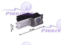 Pleervox PLV-CAM-VWG06 Цветная штатная камера заднего вида для автомобилей Volkswagen Amarok, Golf 6, Polo hatch, Scirocco. Изображение 1