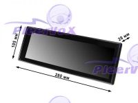 Pleervox PLV-MIR3LCD Зеркало заднего вида со встроенным LCD 10.2" тройным монитором. Изображение 1