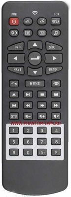 Пульт дистанционного управления (ПДУ) для штатных головных устройств Phantom серии DV/AD/CE, Daystar DS, MyDean серии 7xxx