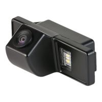 Камера заднего вида MyDean VCM-361C для установки в Peugeot 308 (стекло) с линиями разметки