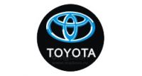 Светодиодная подсветка в двери MyDean CLL-002 с логотипом Toyota (синий/белый)